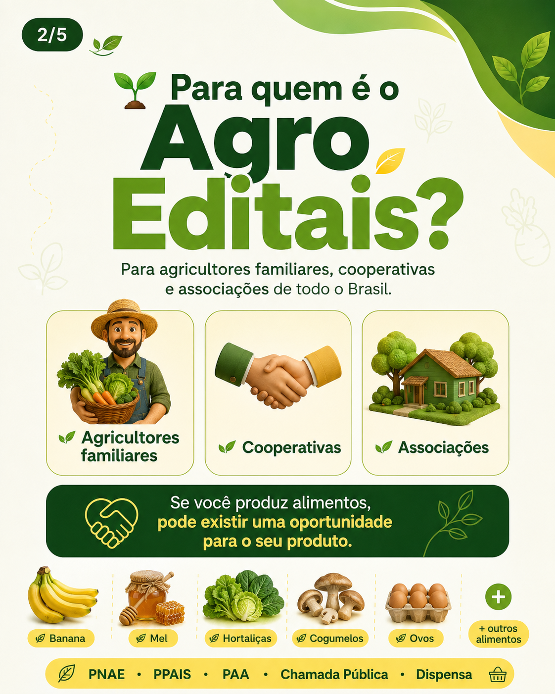 Agro Editais e oportunidades para produtores